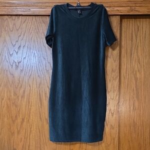 Forever 21 Green Velvet Bodycon Mini Dress